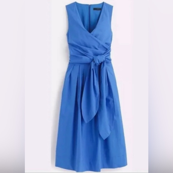 J. Crew Dresses & Skirts - NWT J. Crew Upper Wrap Dress Hot Pink sleeveless MIDI too maxi length Size 2